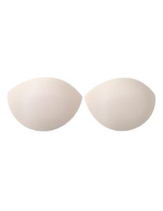 Beige half-moon push-up bra cups