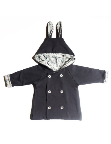 Pattern for vest, jacket, bathrobe, and raincoat Grand Ourse - Ikatee