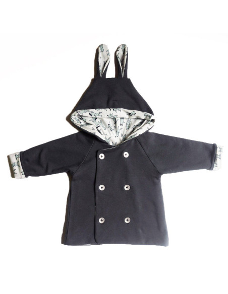 Pattern for vest, jacket, bathrobe, and raincoat Grand Ourse - Ikatee