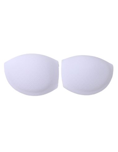 White 3/4 push-up bra cups