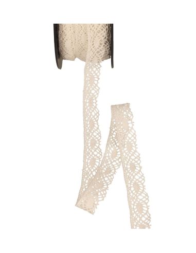 Copy of Cotton Lace Elegance 14 mm - White