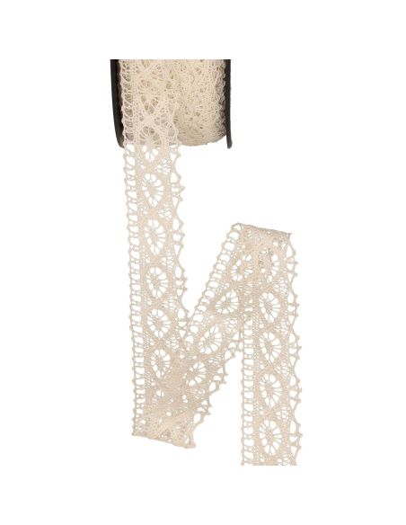 Rosalie cotton lace 21 mm - Ecru