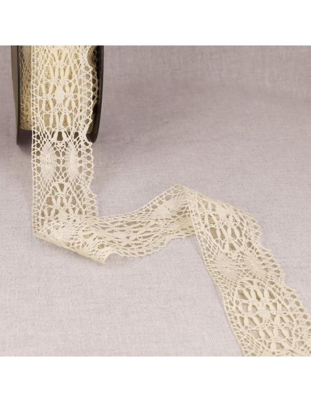 Stella cotton lace 48 mm - Ecru