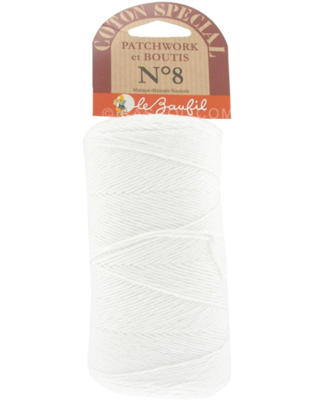 Special Boutis Cotton No. 8 - White