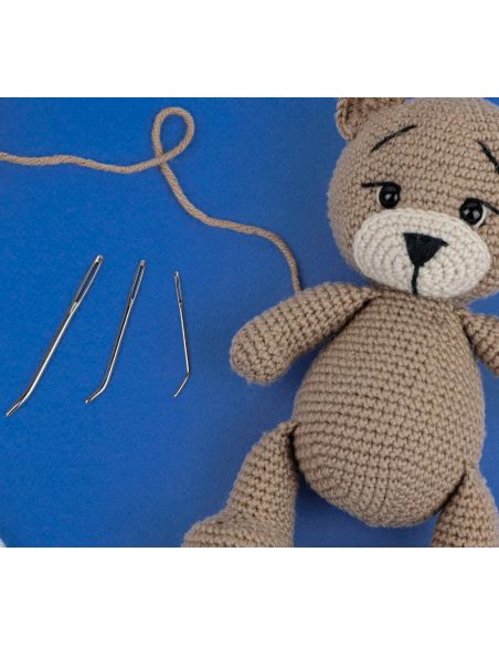 Curved tip needles for Bohin knitting