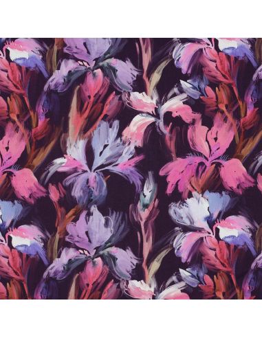 Viscose fabric - Violet iris