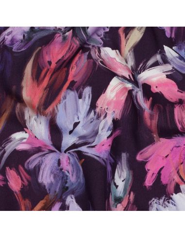 Viscose fabric - Violet iris
