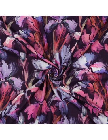 Viscose fabric - Violet iris