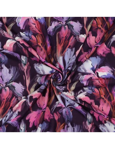 Viscose fabric - Violet iris