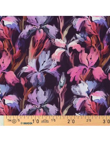 Viscose fabric - Violet iris