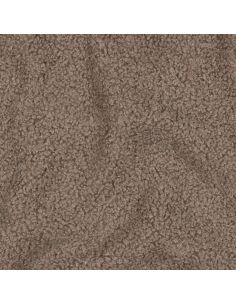 Double-sided Teddy fleece fabric - Taupe 2