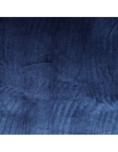 Luxury velvet upholstery fabric - Navy blue