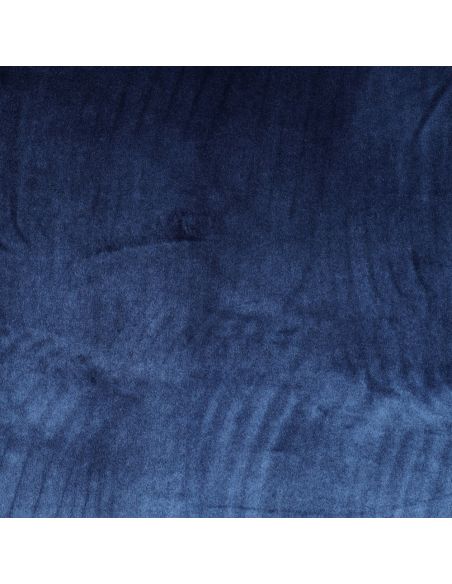 Luxury velvet upholstery fabric - Navy blue