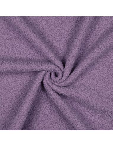 Double-sided Teddy fleece fabric - Lilac