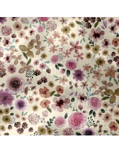 Double gauze fabric printed - Hortense