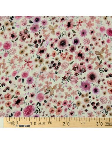 Double gauze fabric printed - Hortense