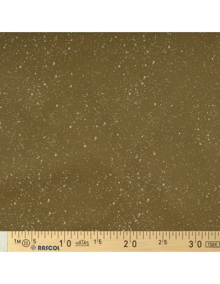 Waterproof canvas fabric for oilskin - Olive green batik