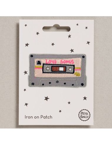 Iron-on patch - Audio cassette