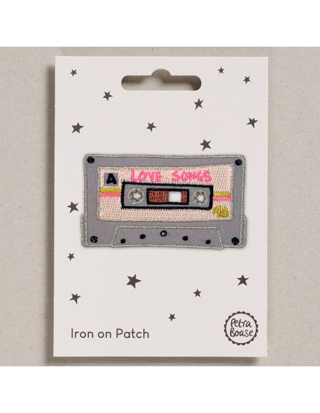 Iron-on patch - Audio cassette