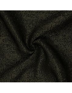 Lurex jute fabric - Black