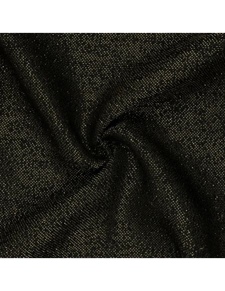 Lurex jute fabric - Black