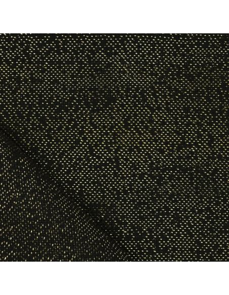 Lurex jute fabric - Black