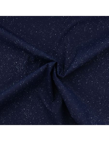Waterproof canvas fabric for raincoat - Blue batik