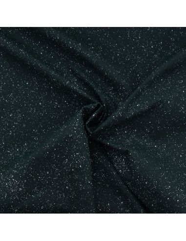Waterproof canvas fabric for raincoat - Green batik