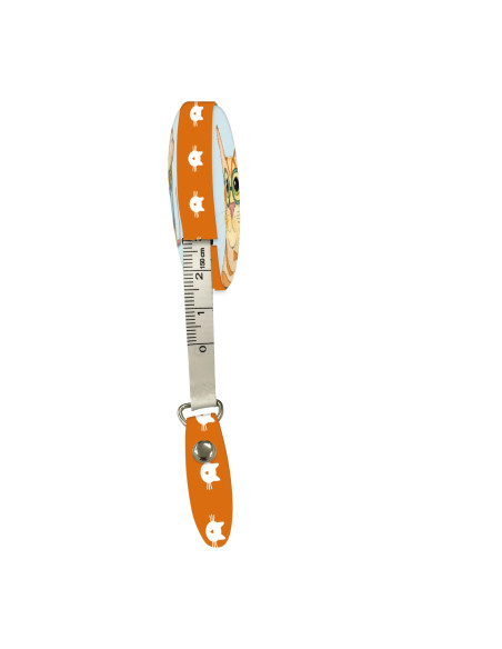 150 cm retractable tape measure - Kitten and mouse