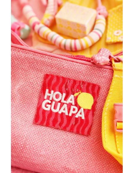 Set of 4 sew-on labels - Hola guapa