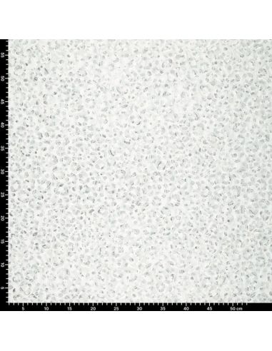 Lauren Metallic Lace Fabric - White